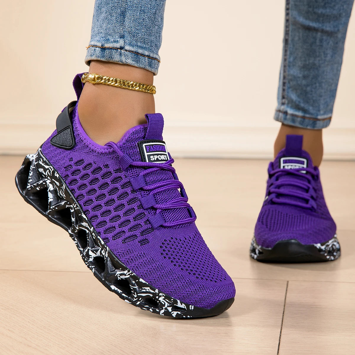 Breathable Air Mesh Running Shoes for Men and Women