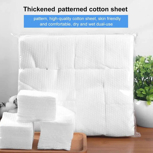 Pearl-Textured Makeup Cotton Pads Thick Pure Cotton Rounds for Makeup Removal Facial Toner Bulk Beauty Cotton Makeup Cotton