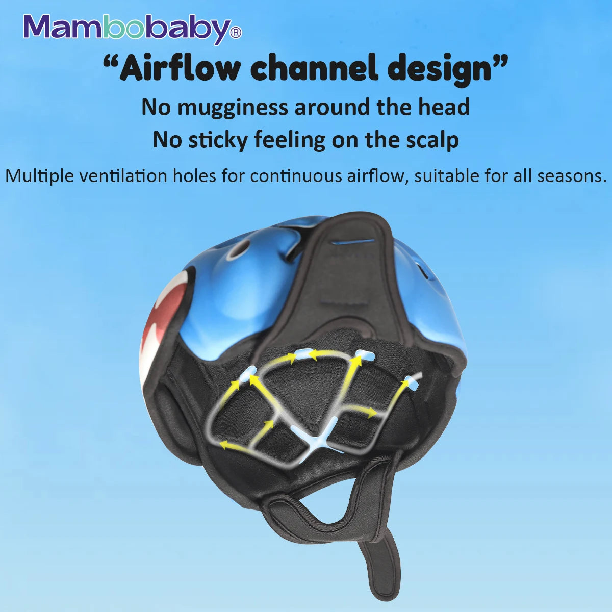 Mambobaby Safe Anti Shock Baby Helmet For Crawling Walk