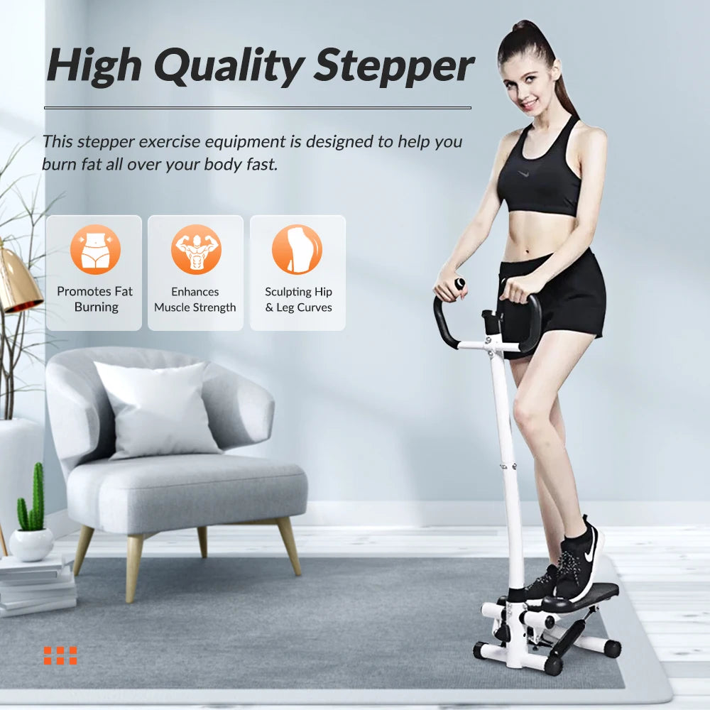 Home Stepper Machine LCD Display With Resistance Bands
