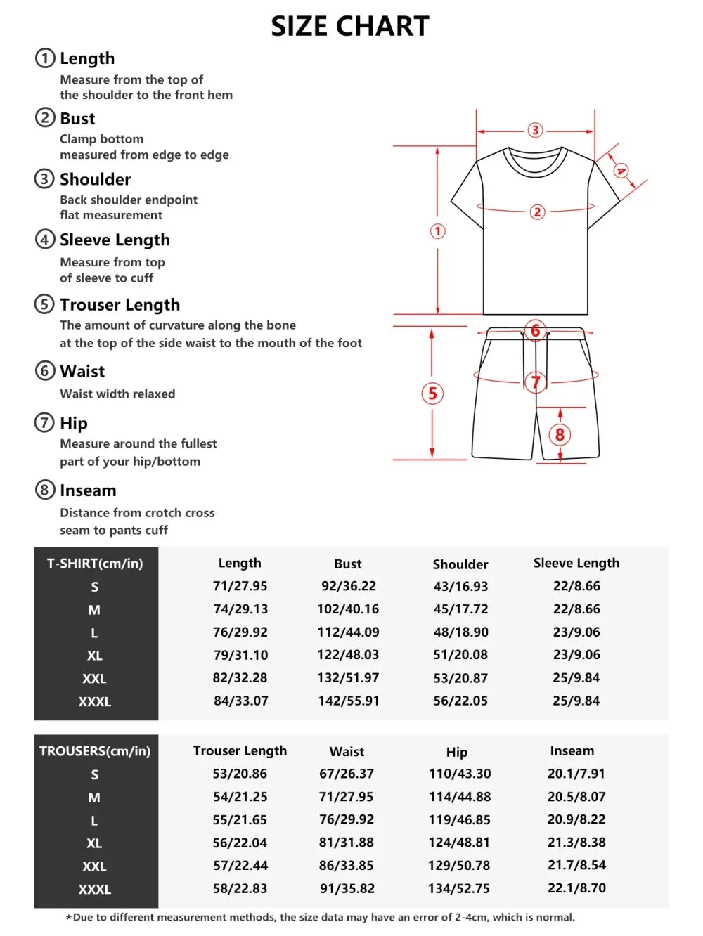 Mens Summer Casual Bear Print T Shirt And Shorts Set