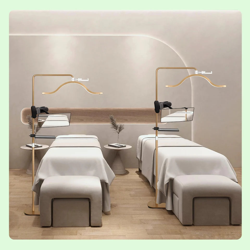LashProfessor Clip-On Desk Mirror Eyelash Extensions 360 Degree Rotation