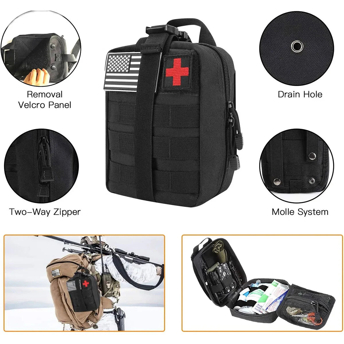 Outdoor Camping Survival Kit First Aid Emergency Tool Set
