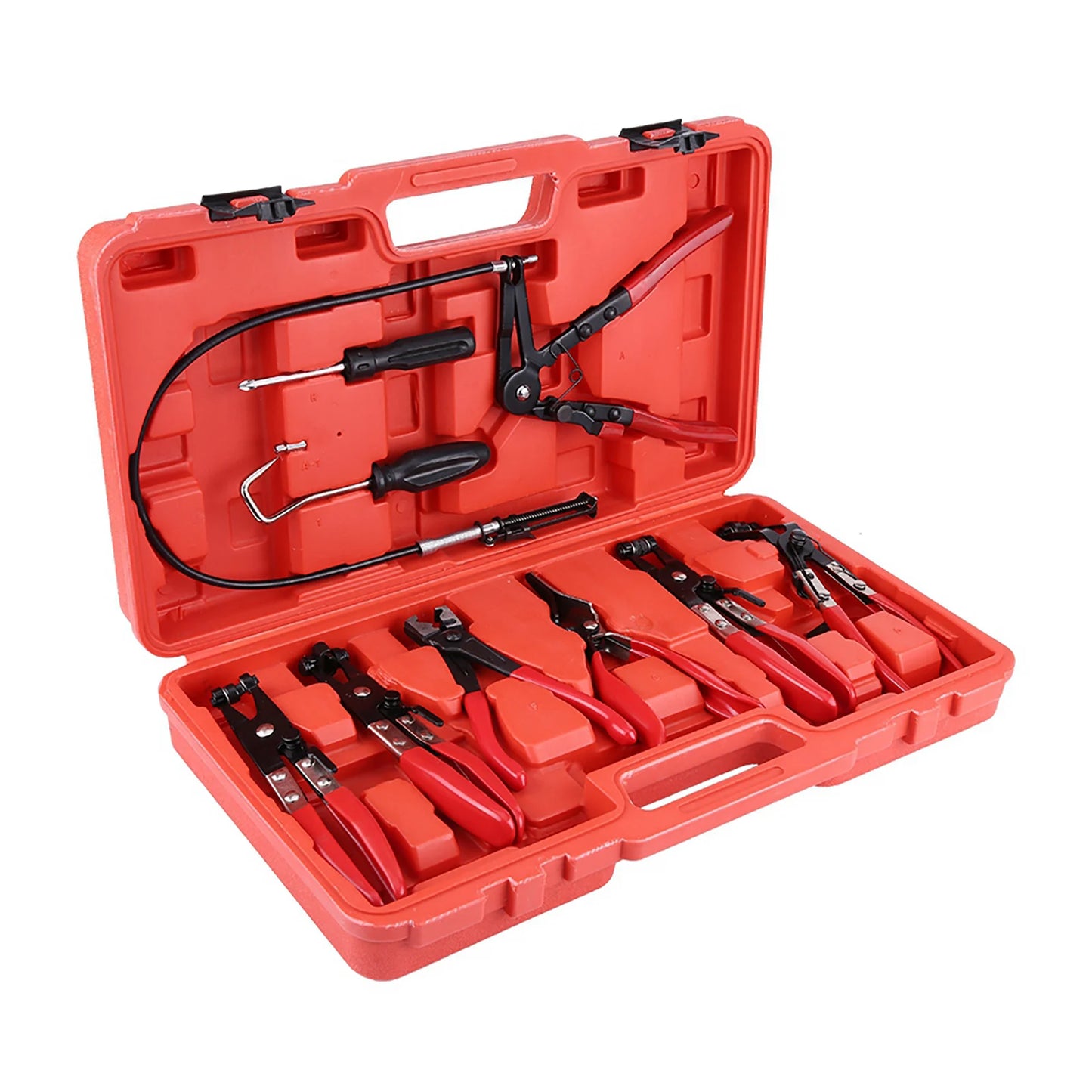 HWZBBEN Swivel Jaw Hose Clamp Clip Plier Set Automotive