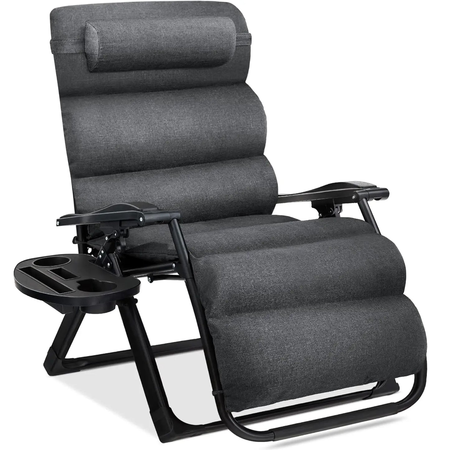 Zero Gravity Recliner Chair With Cup Holder Side Tray Outdoor