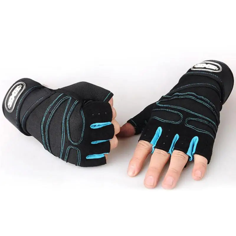Weightlifting Gloves Half Finger Non Slip Wrist Support