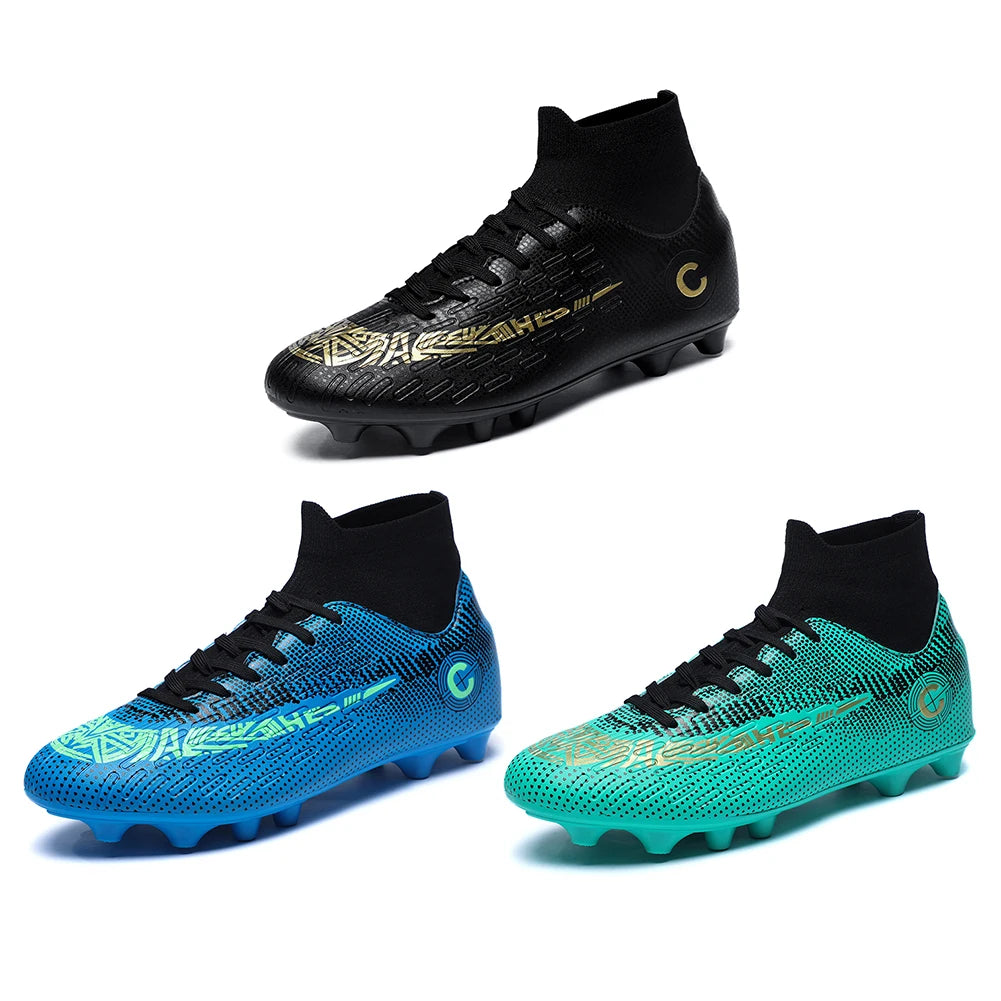 Football Training Boots High Top Spike Shoes Competition