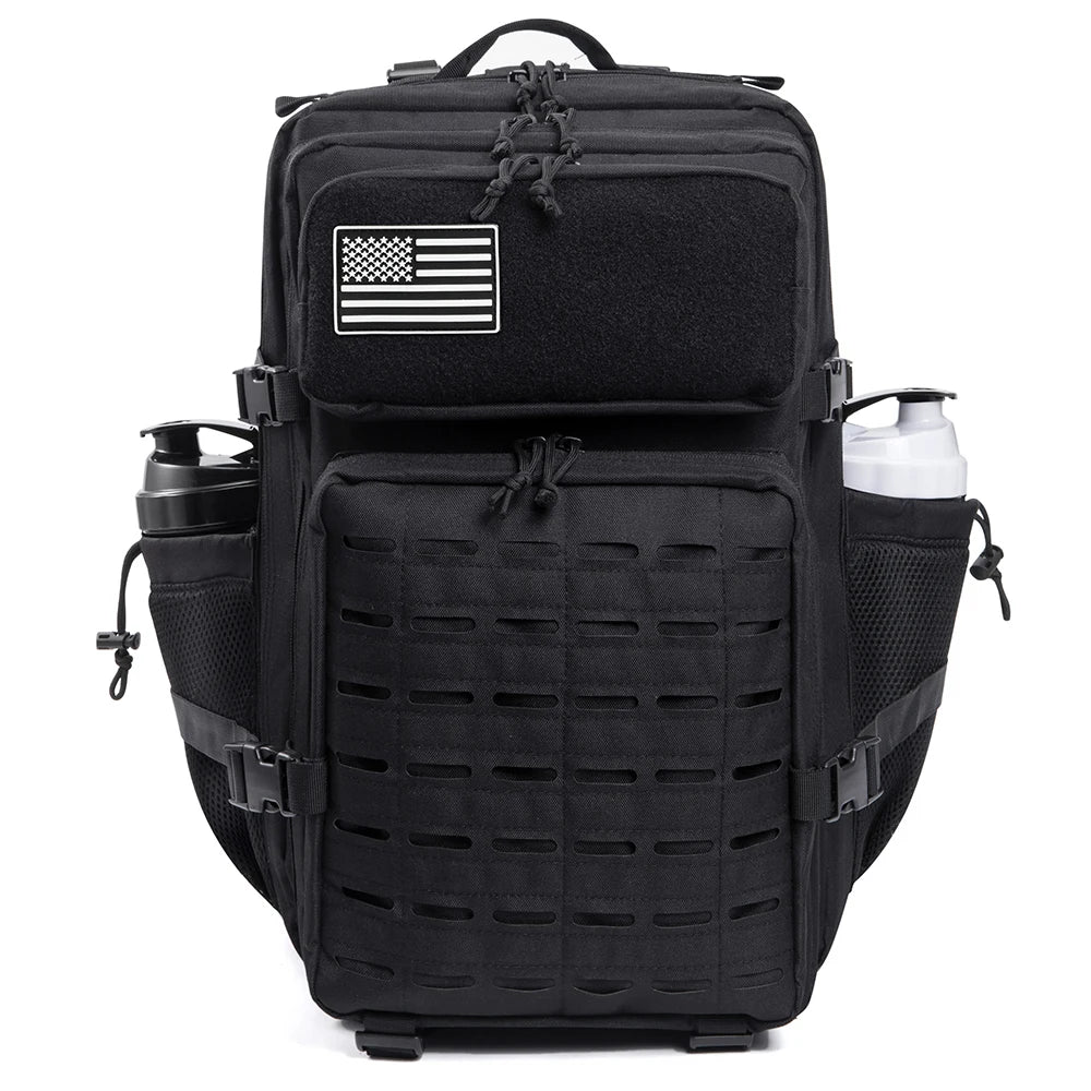 Mens And Womens 45L Tactical Backpack With Double Cup Holder