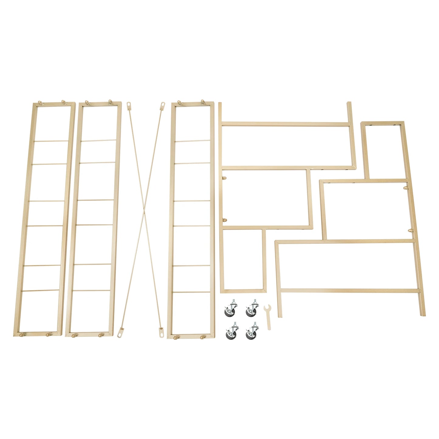 Hign-concerned Flower Display Stand 3 Tier Plant Cart