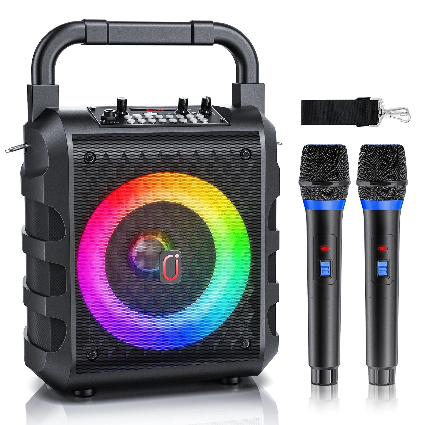 FanFun Wireless Bluetooth Speaker Karaoke System With Mic
