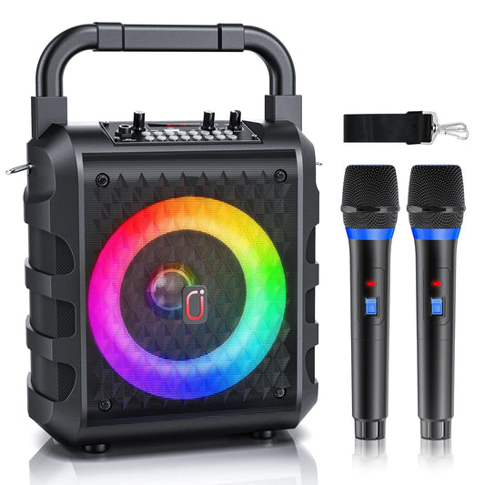 FanFun Wireless Bluetooth Speaker Karaoke System With Mic