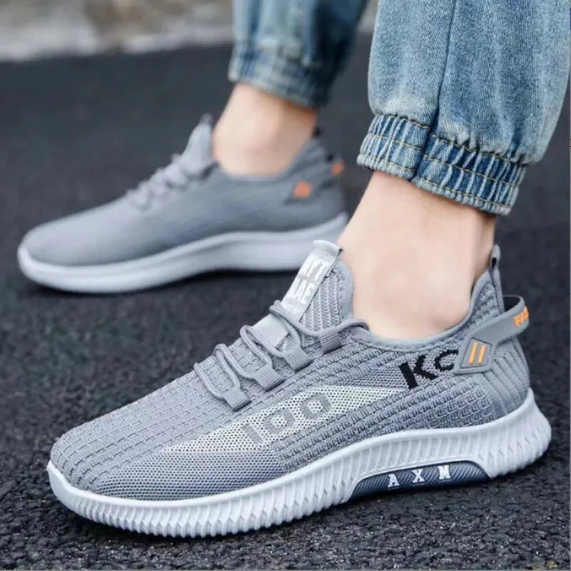 Breathable Mesh Sneakers Comfortable Casual Plus Size 39 44