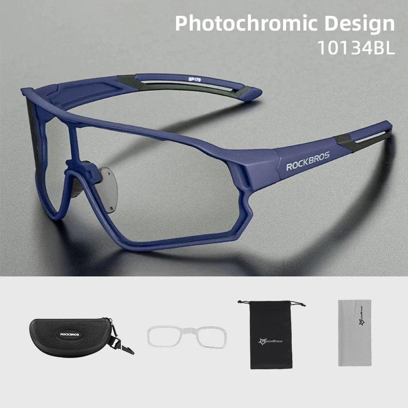 RockBros Photochromic Cycling Glasses UV400 Eyewear
