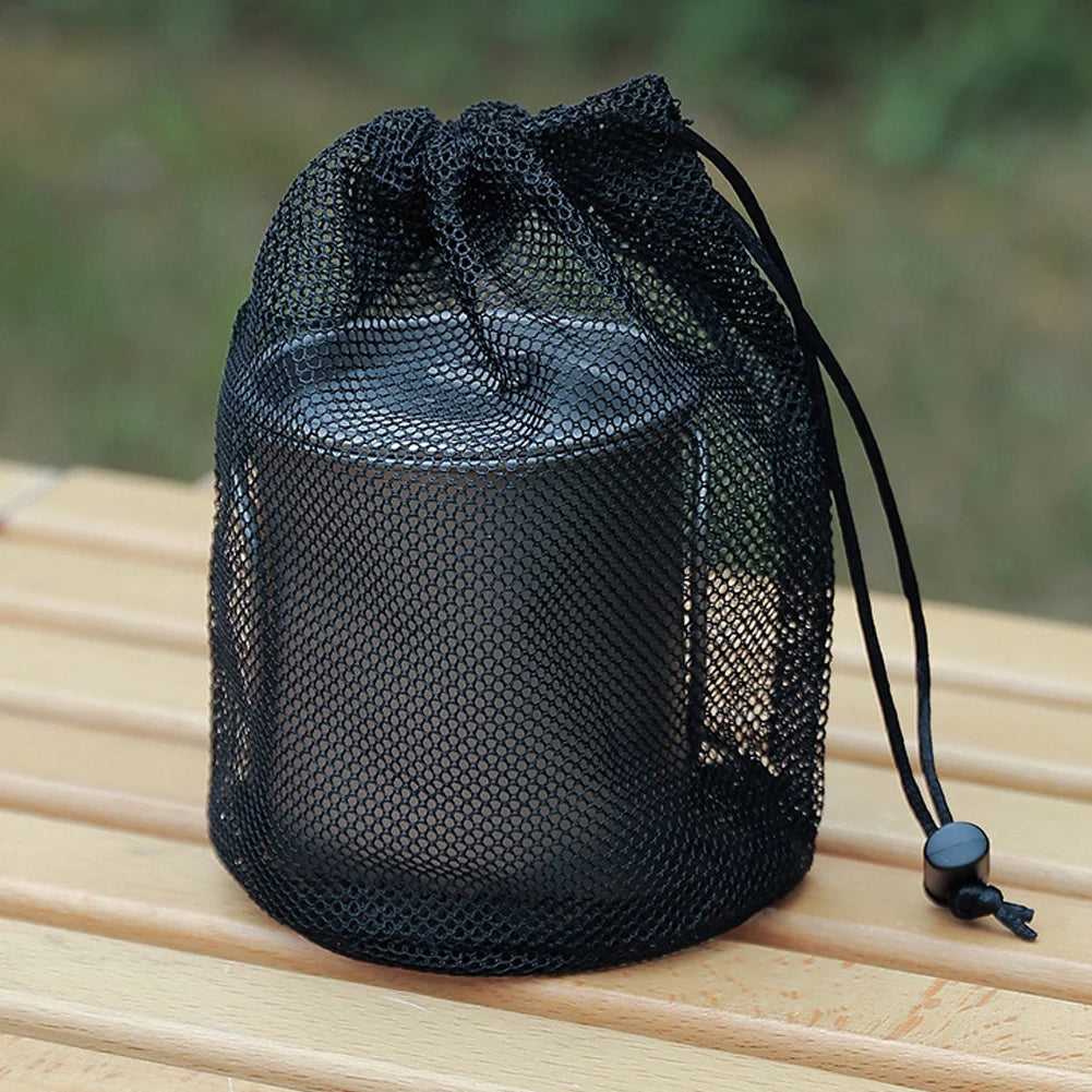 Titanium Insulated Mug Portable Coffee Cup With Handle Lid