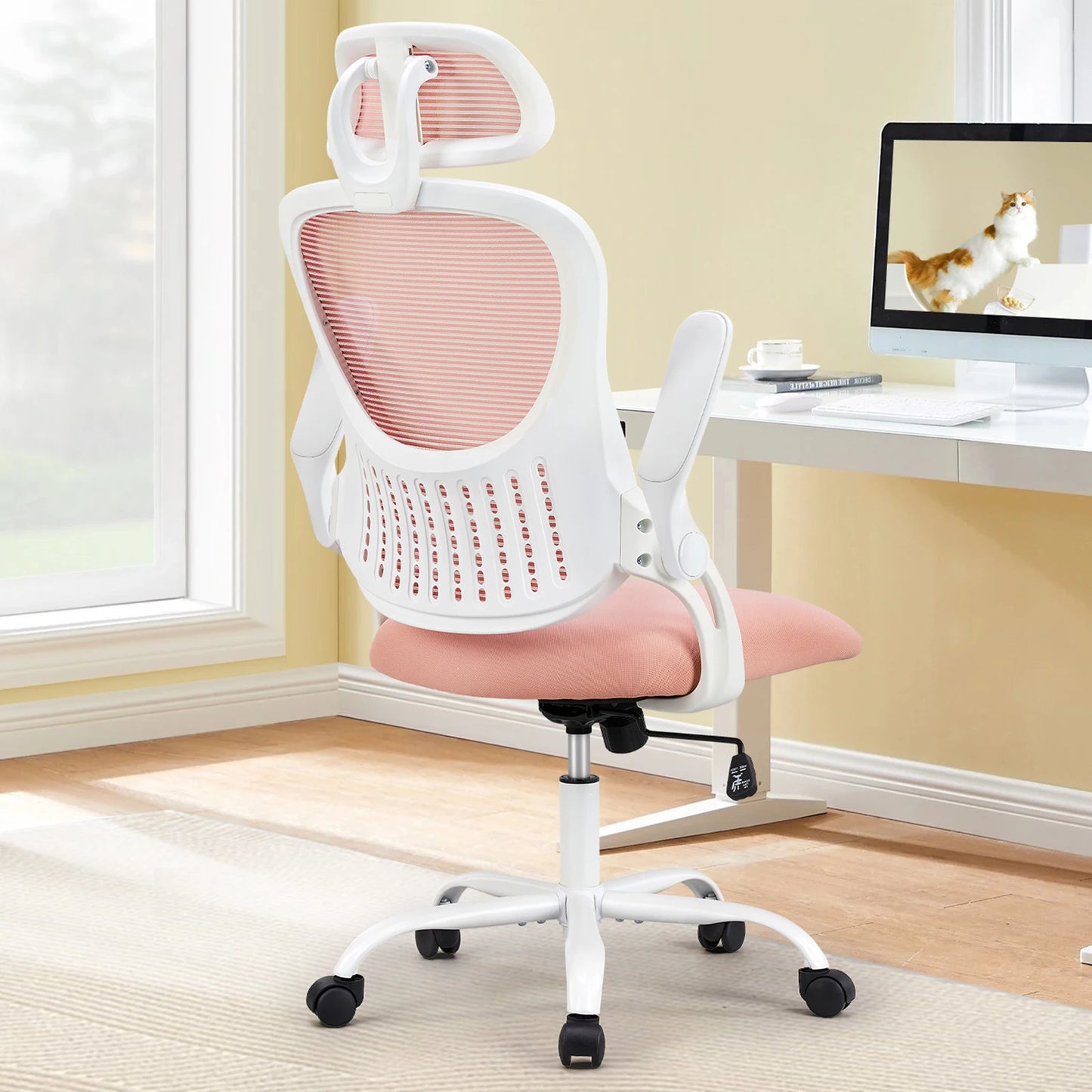 JHKErgonomics Mesh Ergonomic Chair With Adjustable Height