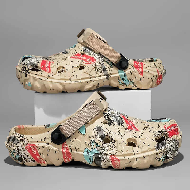 Plus Size Mens Summer EVA Slippers Clogs Sandals 46 47