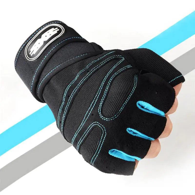 Weightlifting Gloves Half Finger Non Slip Wrist Support