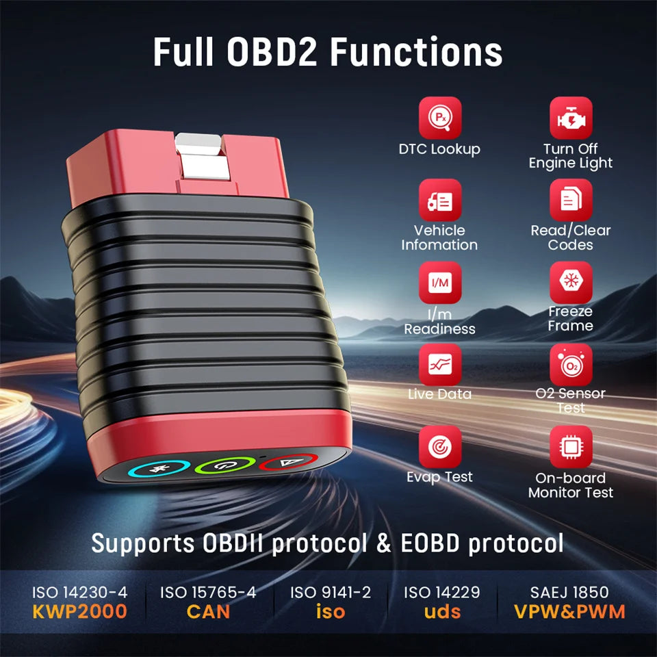 MUCAR BD6 OBD2 Scanner Full System Diagnostic Tool