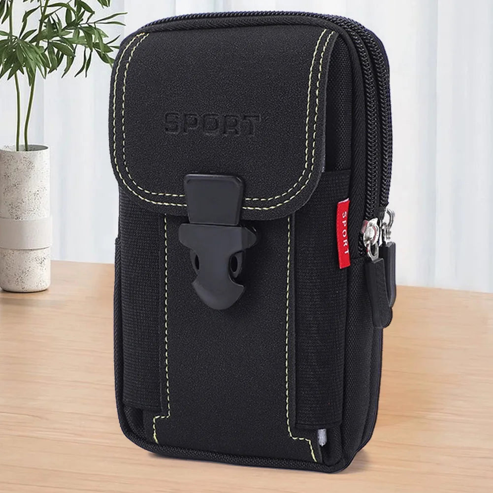 3Pcs Mobile Phone Belt Bags With Waist Pouch For Hiking