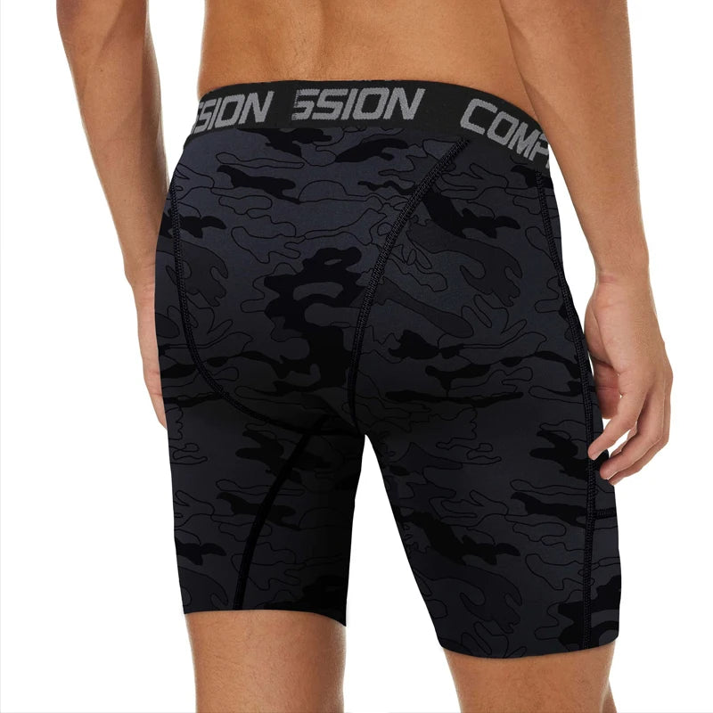 Jeephoo Men's Athletic Compression Shorts Lightweight