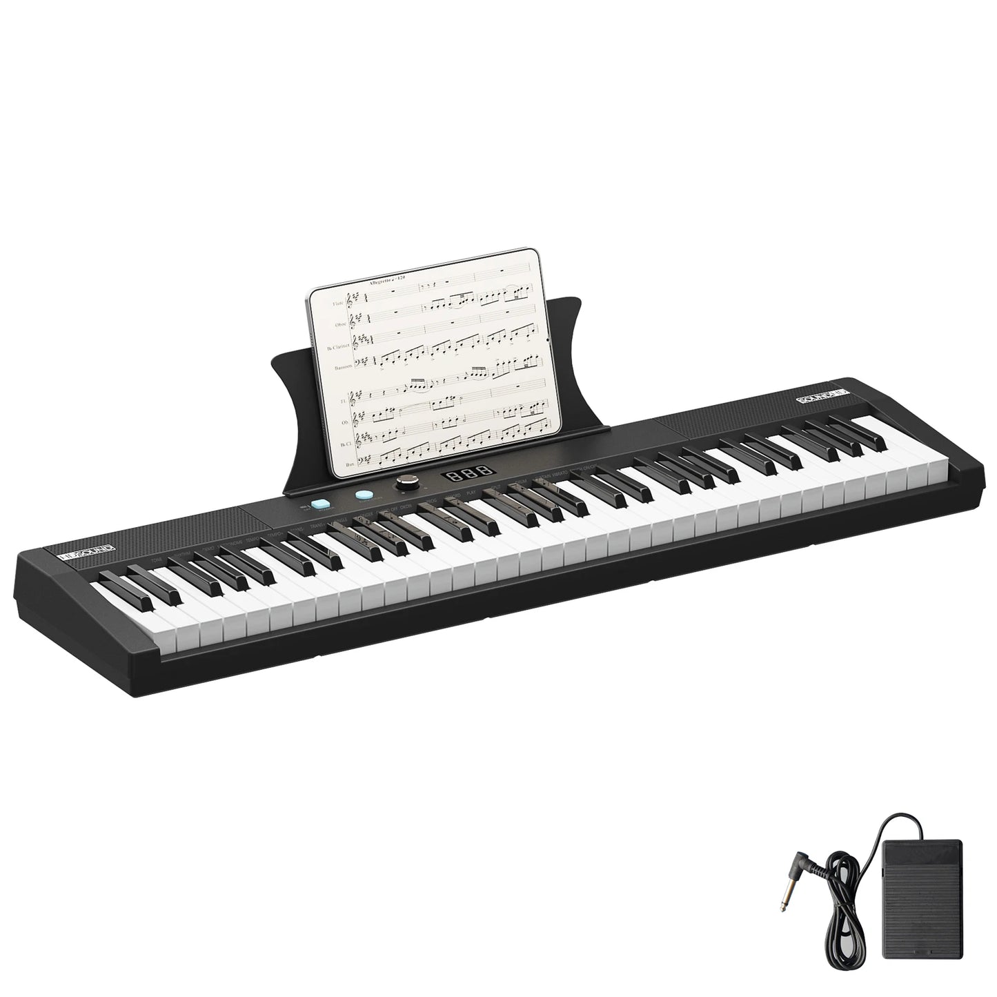 Hign Concerned 61 Key Portable Keyboard Piano With Speakers