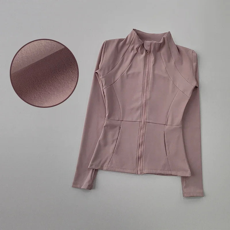 Hebei Zhejiang Knit Womens Quick Dry Running Sport Jacket