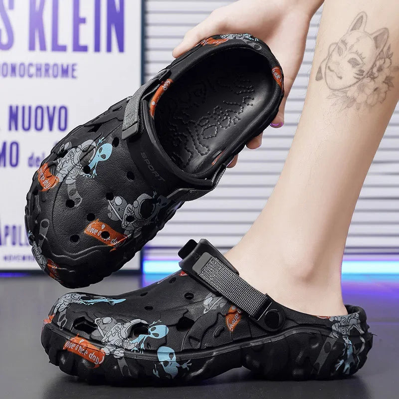 Plus Size Mens Summer EVA Slippers Clogs Sandals 46 47
