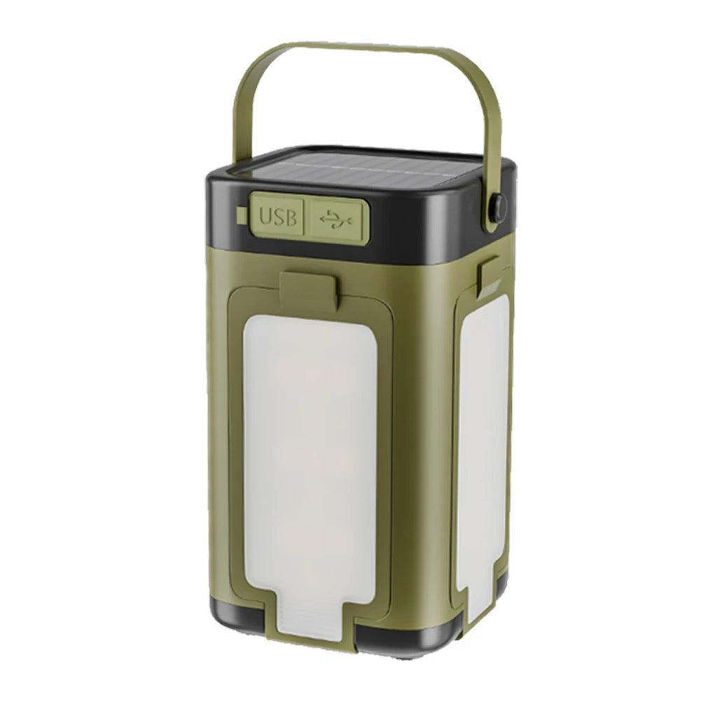 Foldable Camping Light Power Bank Lantern Solar Compact