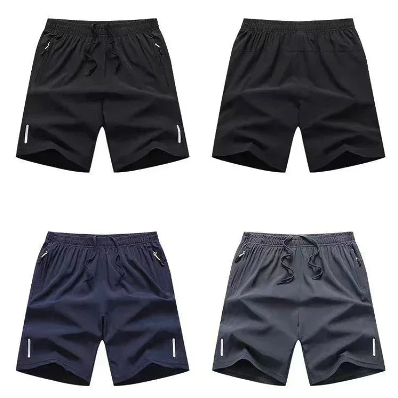 Ice Silk Men Beach Shorts Quick Dry Breathable Shorts