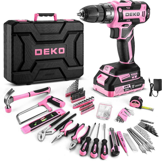 DEKODIY 20V Cordless Power Drill Kit With Battery Pack