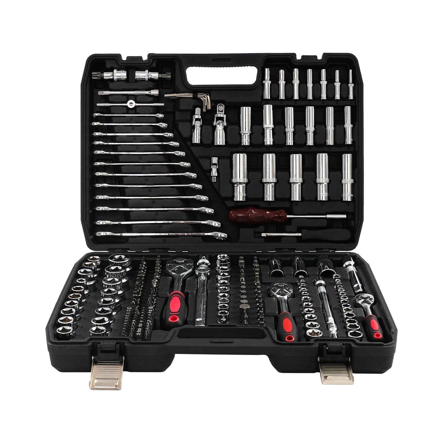 DIY Supplies Handworking 216 Pc Socket Ratchet Wrench Set
