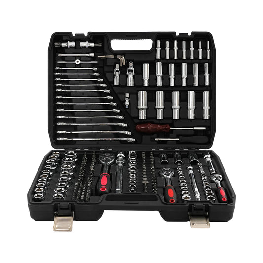 DIY Supplies Handworking 216 Pc Socket Ratchet Wrench Set