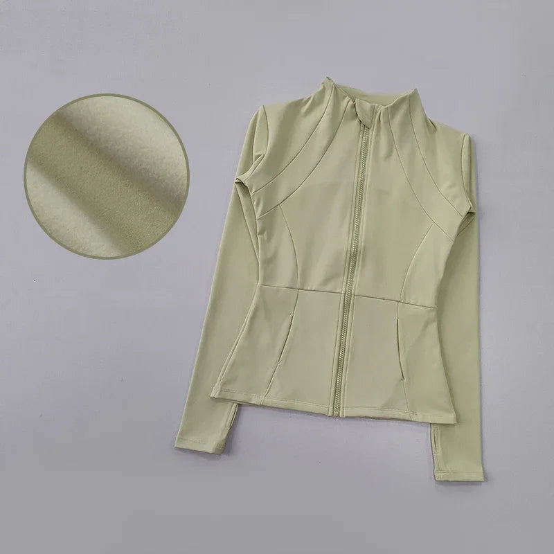 Hebei Zhejiang Knit Womens Quick Dry Running Sport Jacket