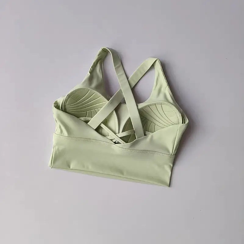 CN Hebei Zhejiang Women Seamless Sports Bra Crop Top