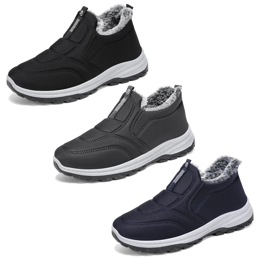 Warm Walking Boots Thermal Ankle Shoes Non Slip Sneakers