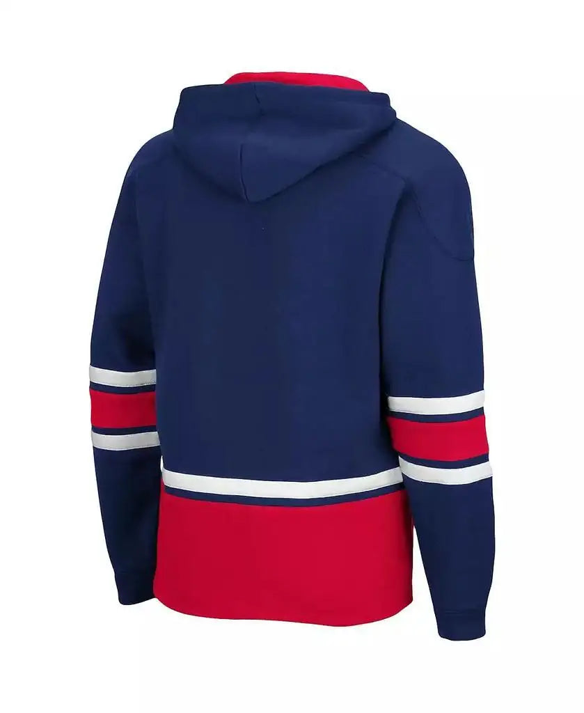 Colosseum Gonzaga Bulldogs Mens Lace Up Pullover Hoodie