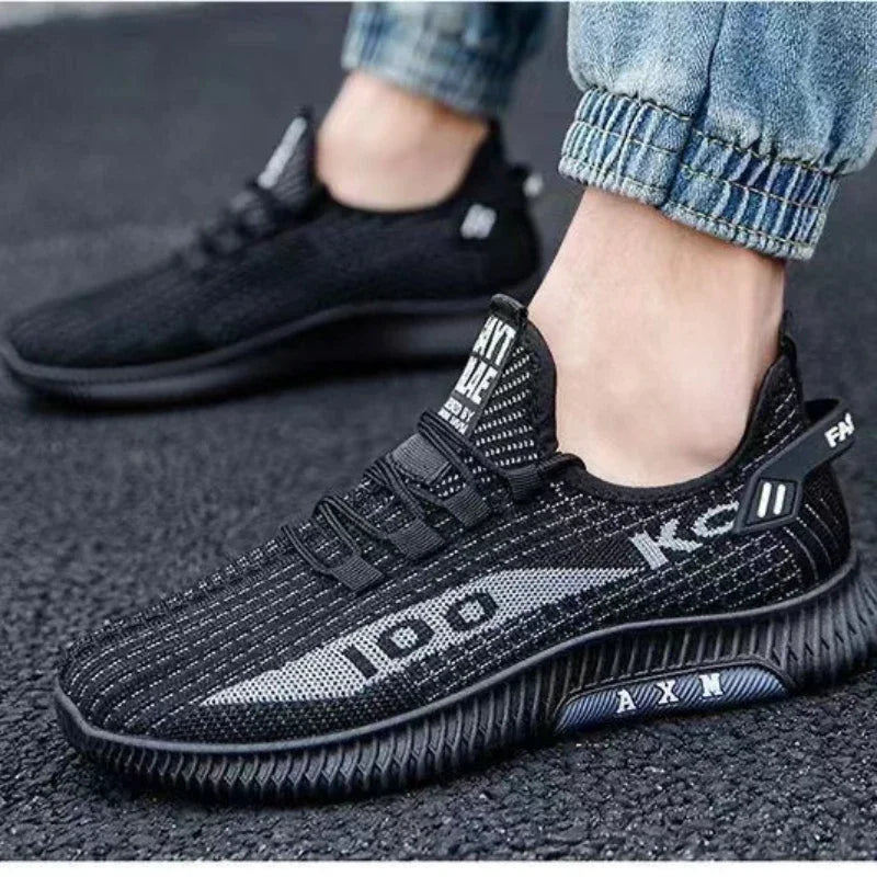 Breathable Mesh Sneakers Comfortable Casual Plus Size 39 44