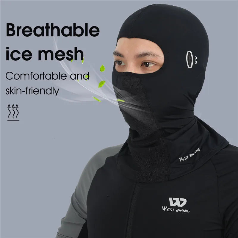 West Biking Summer Cycling Balaclava Ice Silk UV Protection