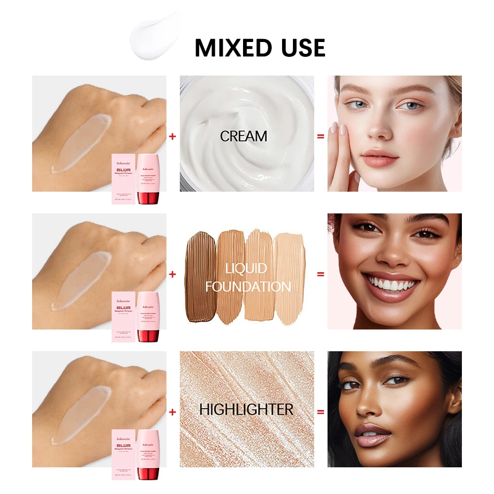 Lakerain Blur Magnet Primer Base Makeup Matte Finish Pore Smoothing