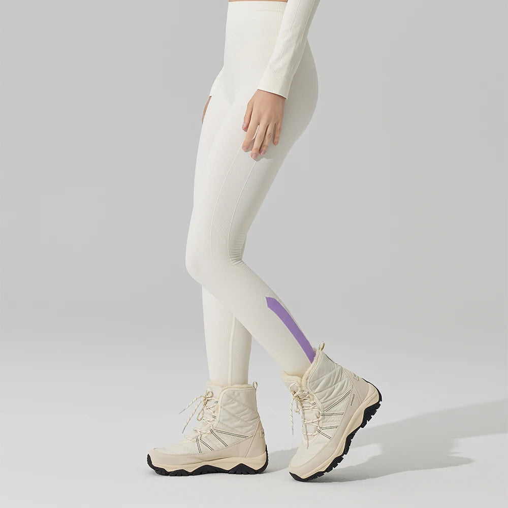 OhSunny Women Thermal Ski Base Layer Set Lightweight Warm