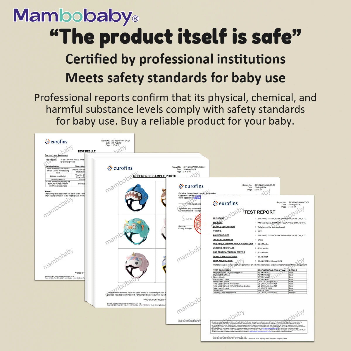 Mambobaby Safe Anti Shock Baby Helmet For Crawling Walk