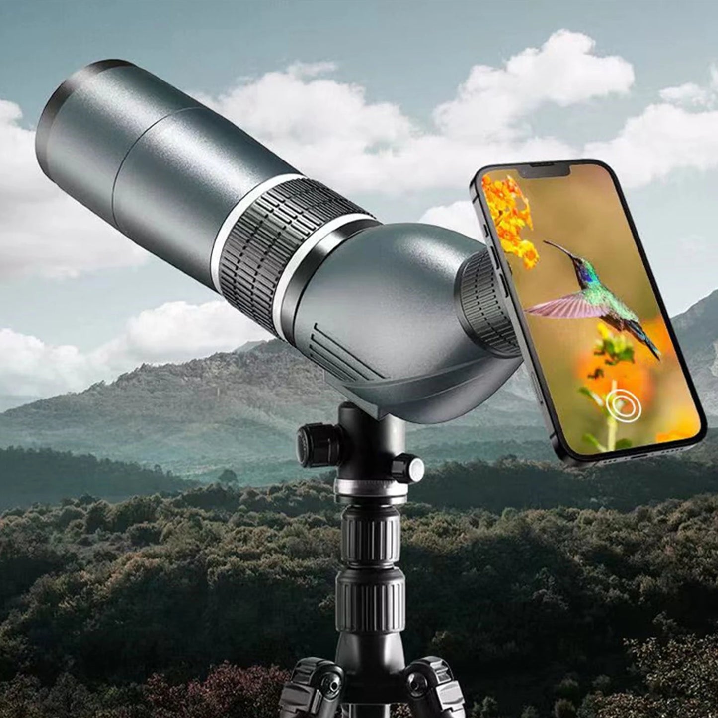 20 To 60x Zoom Bird Watching Telescope 45 Degree Oblique HD