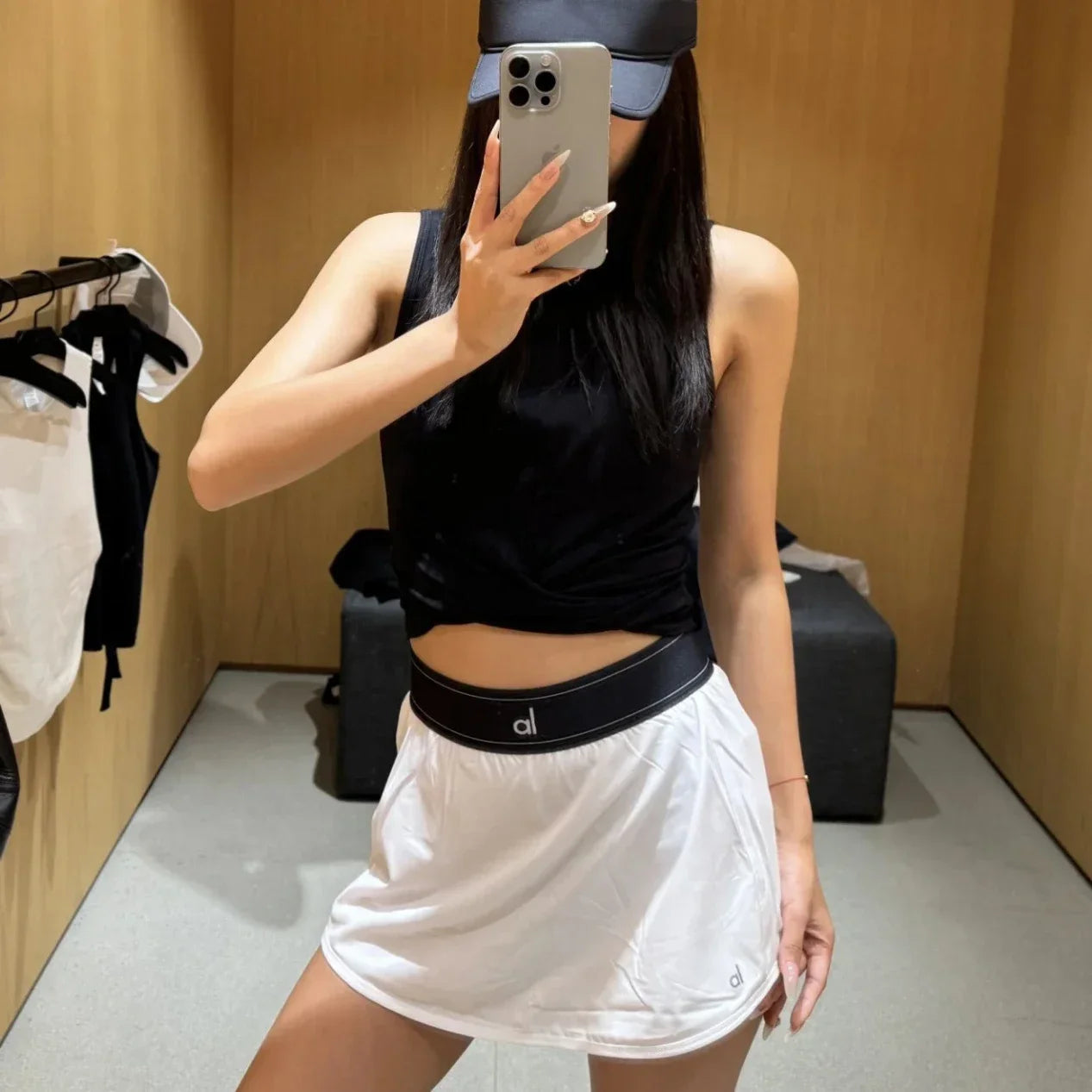 Yoga Moisture Wicking Tennis Skirt Women Quick Dry