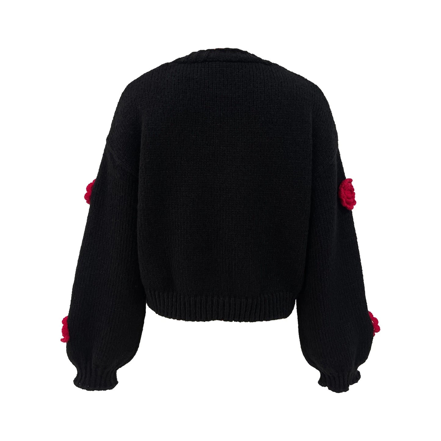 Fall Women Fashionable Long Sleeve Button Top Sweater