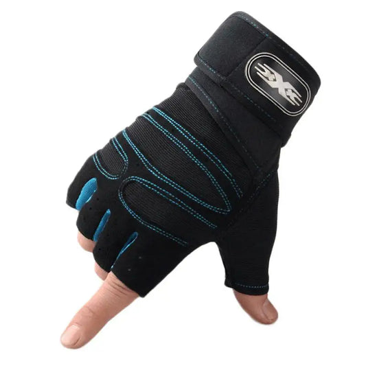 Weightlifting Gloves Half Finger Non Slip Wrist Support