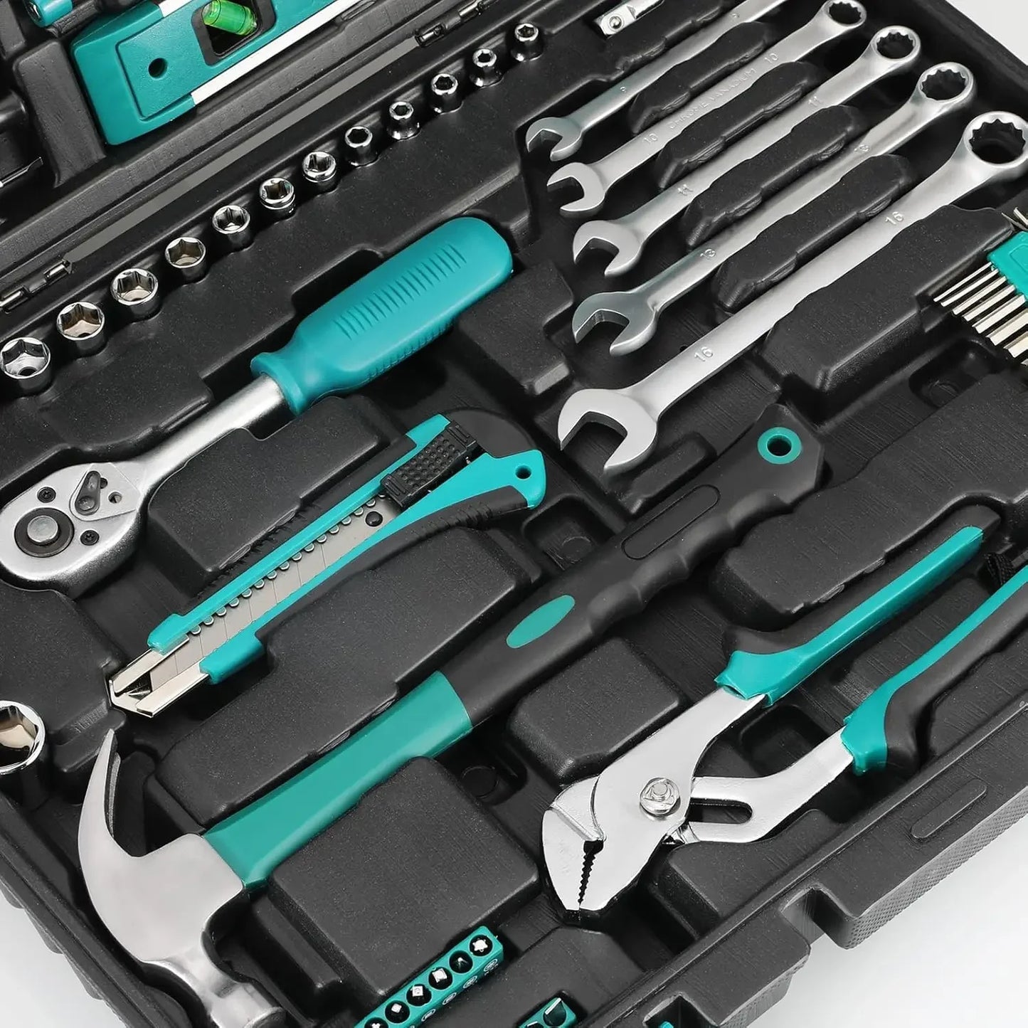 DIY 79 Piece Home Repair Tool Kit With Plastic Toolbox