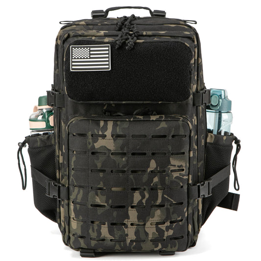 Mens And Womens 45L Tactical Backpack With Double Cup Holder