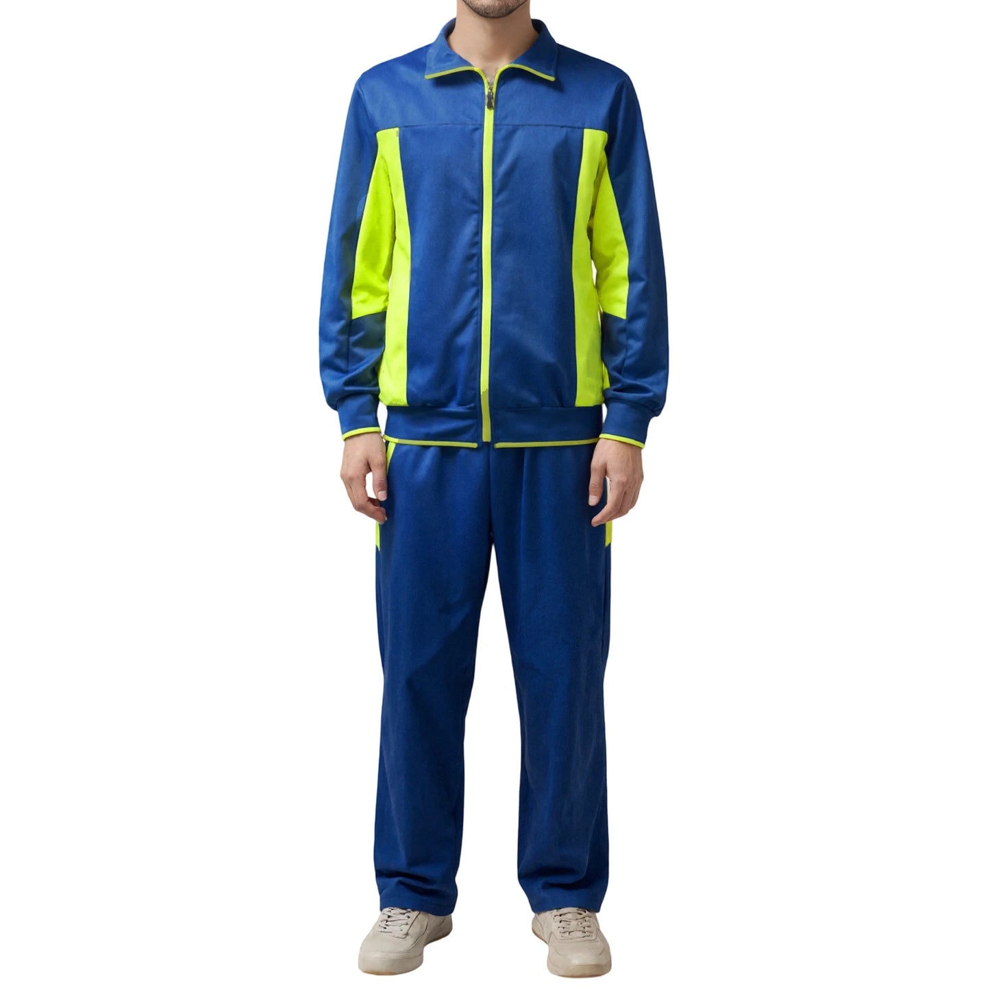Guangdong CN Men Tracksuit 2 Piece Long Sleeve Top Pants