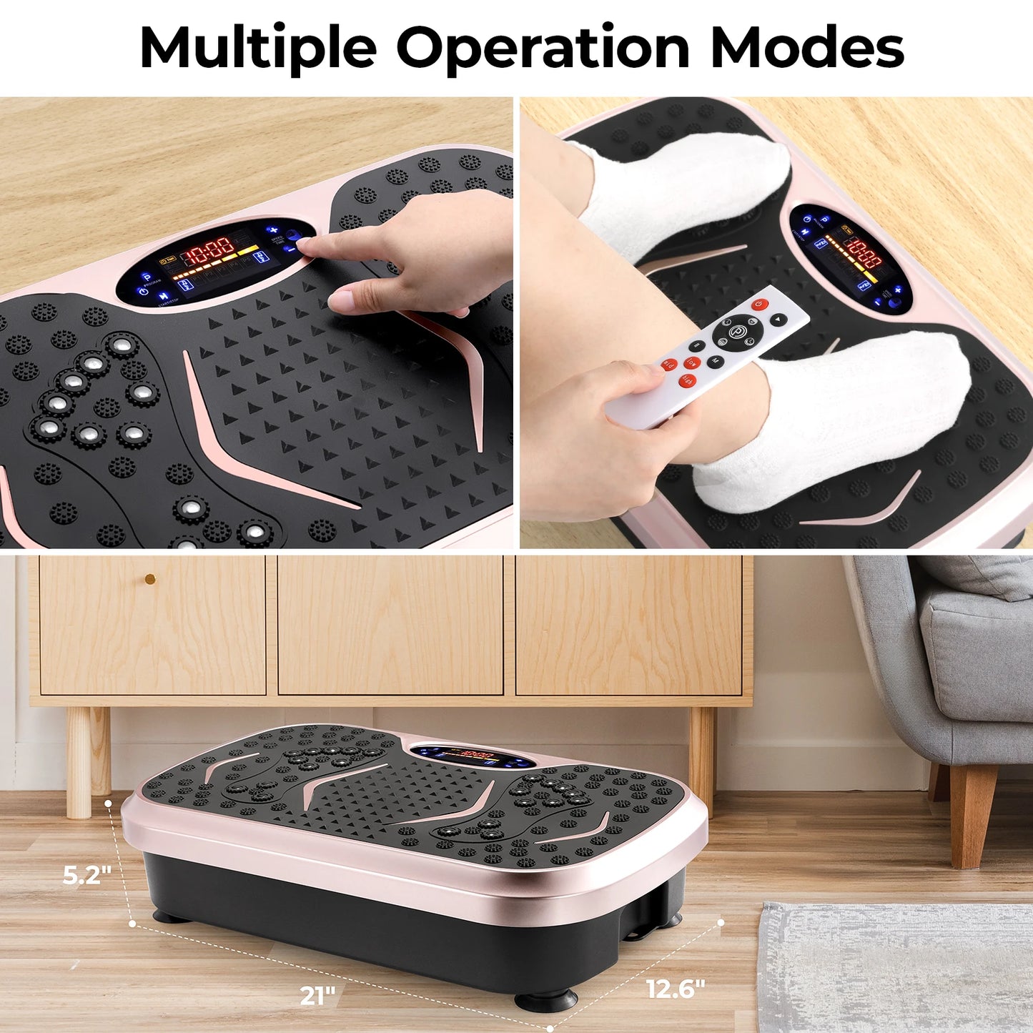 General Use Vibration Plate Exercise Machine Home Workouts