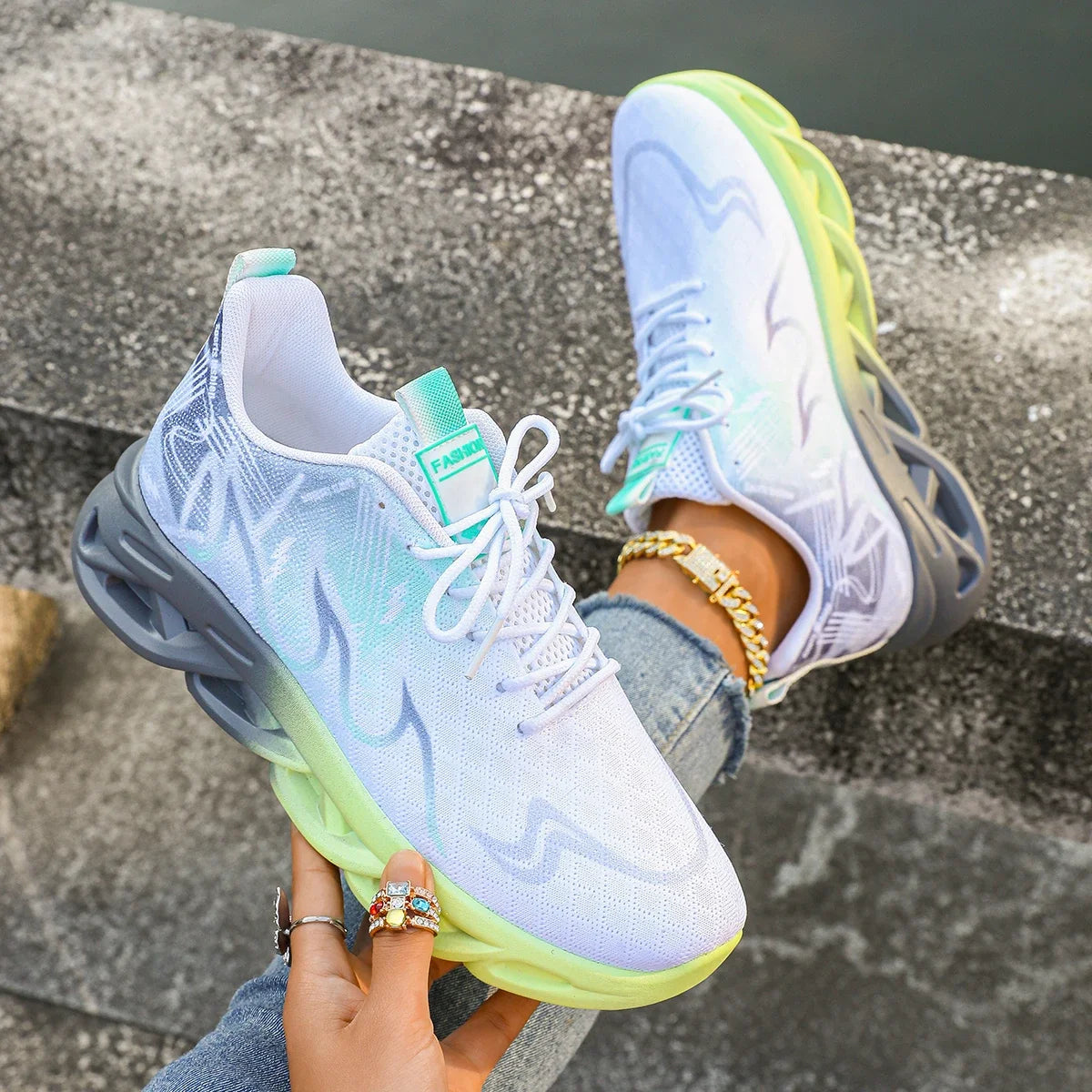 Women Casual Sports Shoes Breathable Lightweight Sneakers